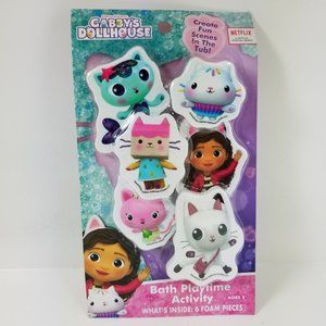 Gabby's Dollhouse Bath Activity foam character set